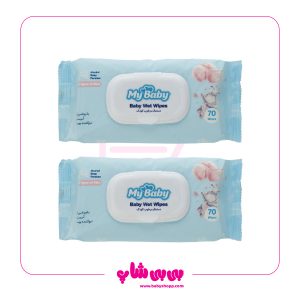 دستمال مرطوب مای بی بی 70عددی