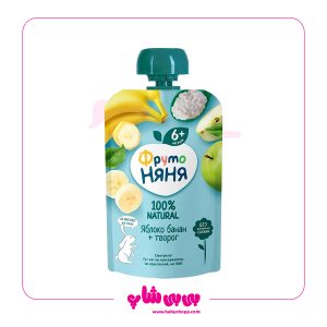 پوره ساندیسی موز سیب ماست فروتی نیان