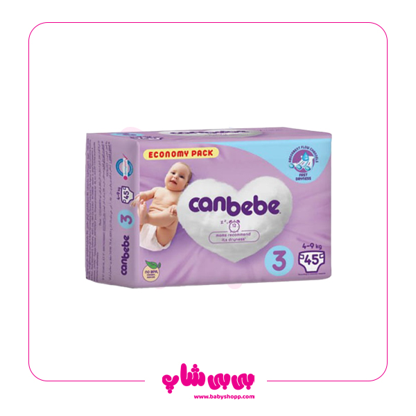 پوشک جان ب ب سایز3* 45 عددی