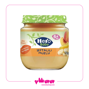 پوره میوه هرو موز و هلو  120 گرم