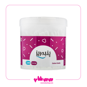 گوش پاکن 200 عددی لیوانی پنبه ریز