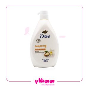 شامپو بدن shea butter & vanilla scent داو 800 میل