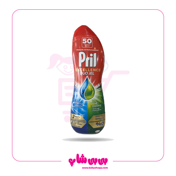 ژل ماشین ظرفشویی پریل اکالیپتوس نعنا دوفاز 900 mil